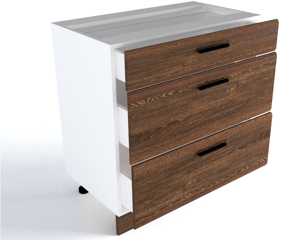 Шкафчик напольный для кухни с выдвижными ящиками